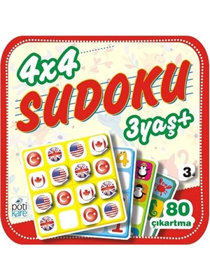 Pötikare Yayınları 4 x 4 Sudoku - 3