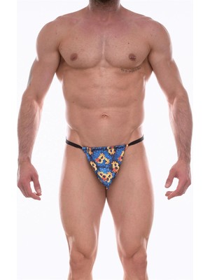 Liyuza Erkek  Desenli String Çamaşır