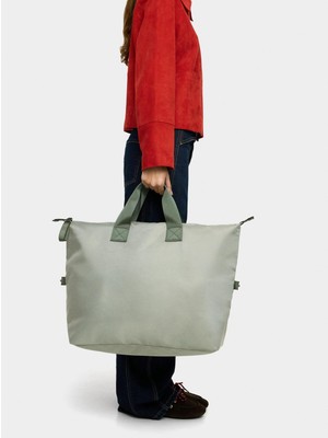 Parfois Teknik Kumaş Weekend Çanta_ölçü(Cm): 61X40X21 (Uxyxg).