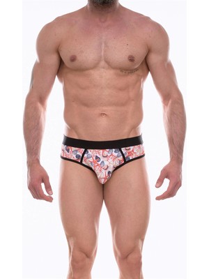 Liyuza Erkek  Desenli Jockstrap Çamaşır