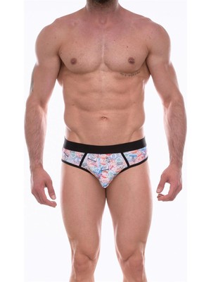 Liyuza Erkek  Desenli Jockstrap Çamaşır