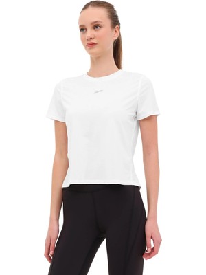 Reebok Chıla Tee Ekru Kadın Kısa Kol T-Shirt