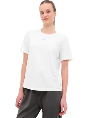Lumberjack Wl 11PEAK-3 6fx Beyaz Kadın Kısa Kol T-Shirt