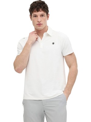 Lumberjack ml Fabıan 12ELG1-009 6fx Kırık Beyaz Erkek Kısa Kol T-Shirt