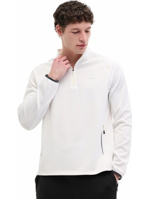 Lumberjack ML STEVEN 16-PRF-402 6FX Beyaz Erkek Sweatshirt