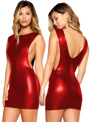 Liyuza Dekolteli Mini Elbise