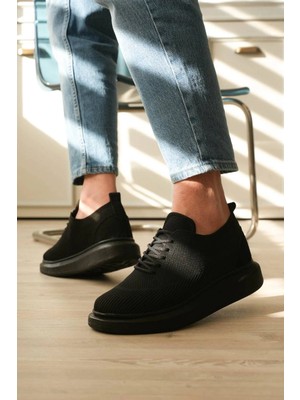 Trivogue KB-M101 Kuback Kömür Triko Bağcıklı Günlük Erkek Ayakkabı