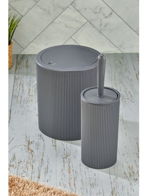 Feyza Design Banyo Temizlik Seti, 2 Parça Yuvarlak, Pratik ve Şık Tasarım