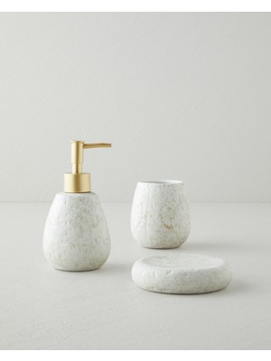 Feyza Design Şık ve Kullanışlı 16 cm Gri Banyo Seti, Modern Tasarım ve Kalite