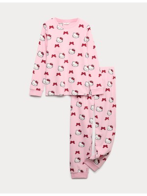 Marks & Spencer Hello Kitty Polar Pijama Takımı (1-16 Yaş)