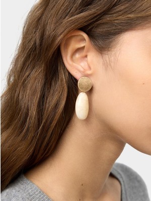 Parfois Taş Efektli Uzun Küpe