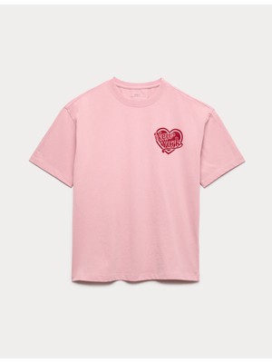 Marks & Spencer Kalp Detaylı T-Shirt
