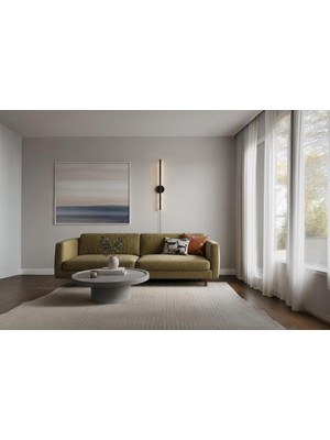 Elizim Home Lighting Çubuk Siyah Ledli Pilli Aplik