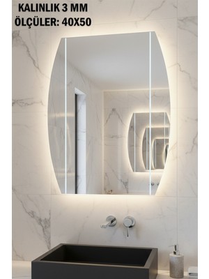 Tesitay Gonca Model Banyo Lavabo Aynası