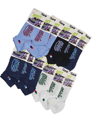 Ela Leo 12 Li Erkek Çocuk Patik Çorap