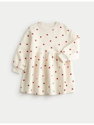 Marks & Spencer Kalpli Desenli Elbise (2–10 Yaş)