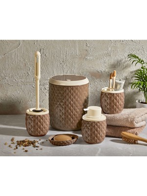 Feyza Design Rüya Gibi Banyo Seti, 5 Parça, Şık ve Konforlu Tasarım