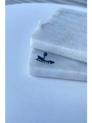 Jaida Moda Unisex Zirkon Taşlı Ok Yön Figürlü Helix Kıkırdak Piercing