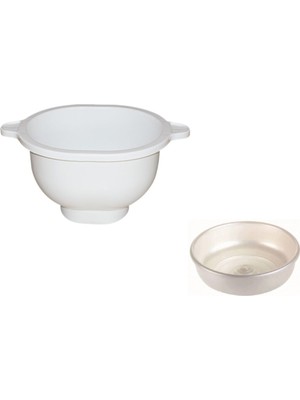 Feyza Design Beyaz Plastik Kurna ve Hamam Tası 2'li Set, 20 Lt Su Kapasitesi