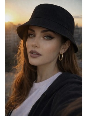 SF Collection Unisex Bucket Şapka - Pamuk Kumaş Günlük Yazlık Kova Balıkçı Şapka