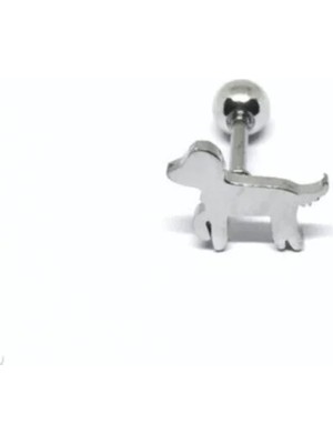 Jaida Moda 316L Cerrahi Çelik Fino Köpek Tragus Helix 6mm Piercing