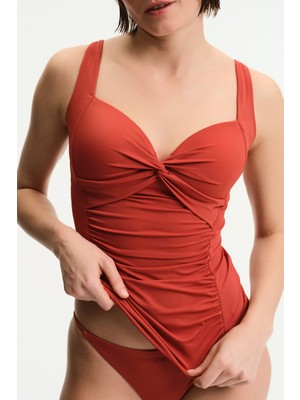 Penti Tarçın Büzgülü Bikini Üstü