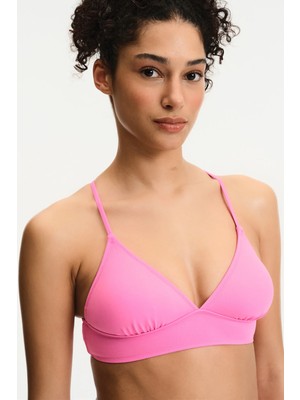 Penti Açık Pembe Bralet Bikini Üstü