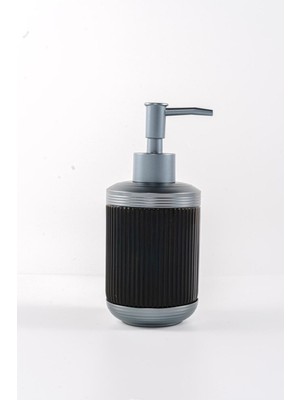 Feyza Design Frezya Siyah Sıvı Sabunluk, Şık ve Kullanışlı Banyo Aksesuarı