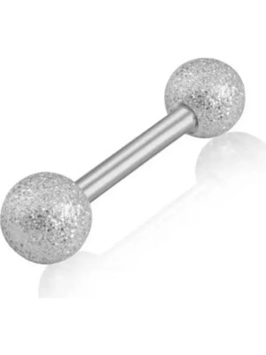 Jaida Moda Kadın Gümüş Paslanmaz Çelik Iki Ucu Cancanlı Helix Kıkırdak Piercing