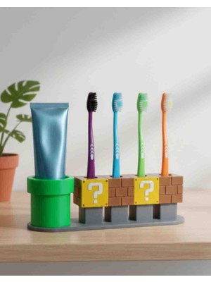 Atay Süper Mario Diş Fırçası Standı