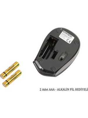 Zemira Everest SM-340 USB Kırmızı 3D Optik Kablosuz Mouse