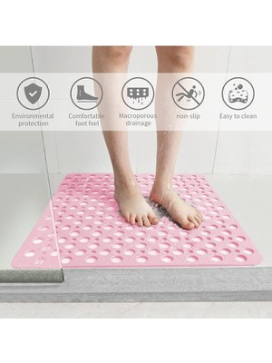 Feyza Design Kaydırmaz Banyo ve Duş Paspası 54X54CM, Güvenli ve Konforlu Kullanım