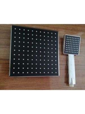 Feyza Design Şık Siyah Duş Başlığı ve Spirali, Modern Tasarım ile Pratik Kullanım