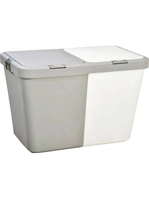 Feyza Design Gri Motek Çamaşır Sepeti, Pratik ve Şık Saklama Çözümü