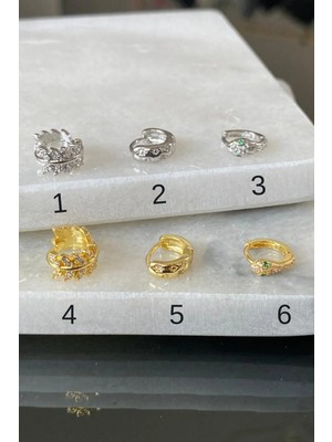 Jaida Moda Kadın 316L Cerrahi Çelik Figürlü Halka Tragus Helix Piercing