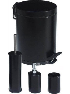 Feyza Design Şık 4'lü Banyo Seti, Pratik ve Zarif Tasarım, Hızlı Kargo