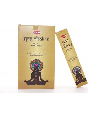 Ecoport Hem Yog Chakra Masala Aromalı Çubuk Tütsü