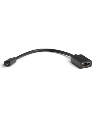 Novis Liora Dark Dk-Hd-Ahdmixmicro2 Micro HDMI To HDMI (Dişi), Altın Uçlu Dönüştücü Kablo