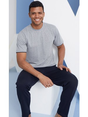 Kly %100 Pamuk O Yaka 3lü Pijama Takımı 9605