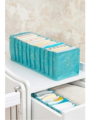 A&A Baby Akordiyon Organizer - Bebek Akordiyon Kıyafet & Eşya Düzenleyici Medıum 15X43X14CM