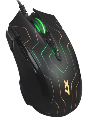 Novis Liora A4 Tech X89 Oscar X7 Neon Maze 2400DPI USB Makrolu Oyuncu Mouse