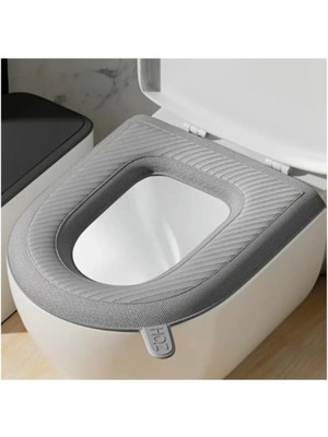 Feyza Design Taşınabilir Silikon Klozet Oturak Kılıfı, Su Geçirmez ve Yıkanabilir Özellikli