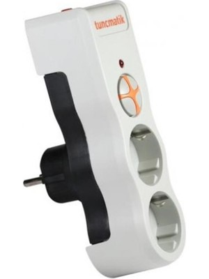 MK Beykoz Tunçmatik TSK19022 Powersurge2 Enerji Koruma Prizi 2li 1050 Joule Siyah