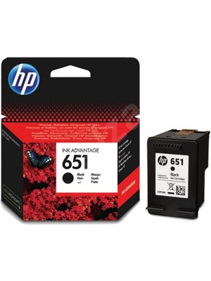 Cash Dukkan Hp 651 Black Siyah Kartuş C2P10AE