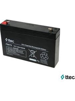 MK Beykoz Ttec 6V 7AH Bakımsız Kuru Akü