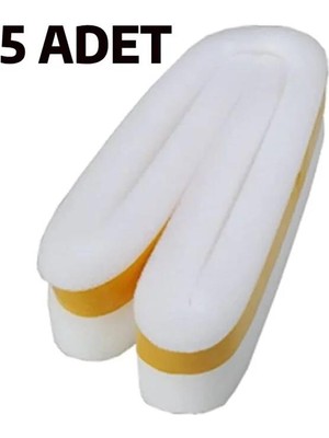 Toptan Bulurum 5 Adet Yapışkanlı Kapı Altı (Eşik) Bandı Isı Yalıtım Süngeri 90 cm