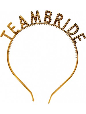 Ecoport Altın Renk Team Bride Taç – Gelin ve Nedime Tacı