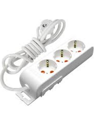 MK Beykoz Mutlusan Rı-Tech 3lü 5mt Topraklı Grup Priz (001 175 310002 05 00)