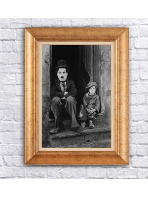 Giyense Altın Varaklı Çerçeveli Paspartulu Tablo HN830