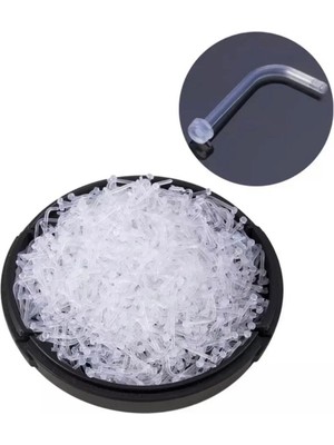 Jaida Moda Kadın Beyaz Bioplastik Hızma Piercing